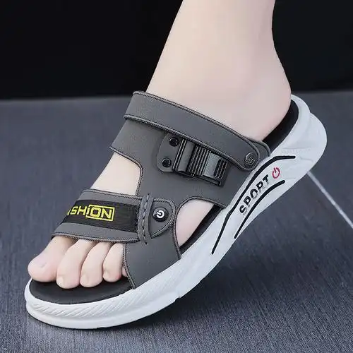 青年凉鞋男生运动ins潮两穿拖鞋夏季新款沙滩鞋休闲防滑厚底男士