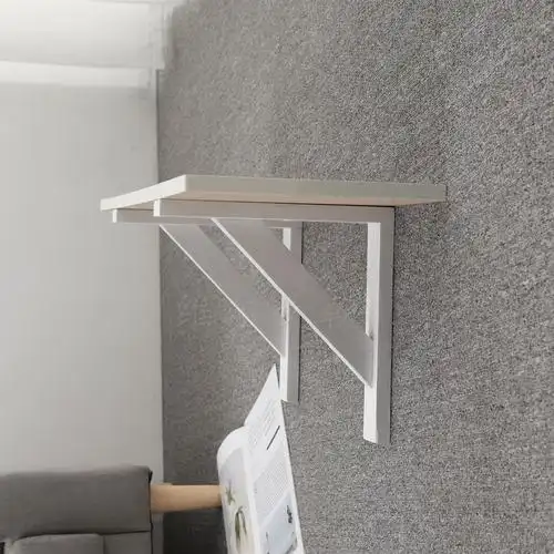 定制实木三角支架承重架墙上置物板层板托架木头支撑架墙壁置物架