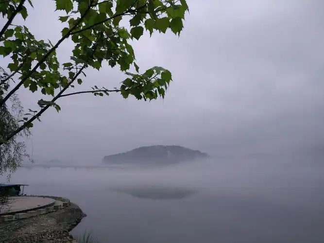 雨后的阆中,烟雨蒙蒙