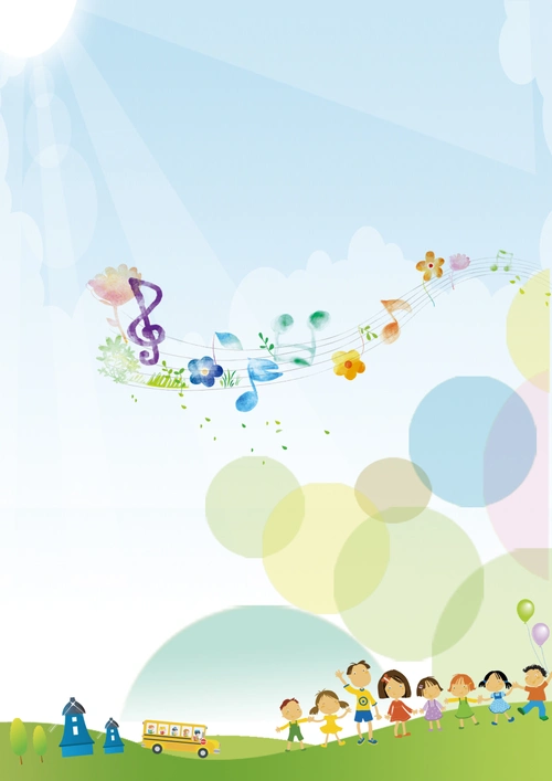 儿童封面背景素材 - 当图网