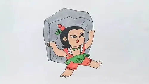 学画画 l 动画大明星 - 葫芦兄弟之大娃_卡通画