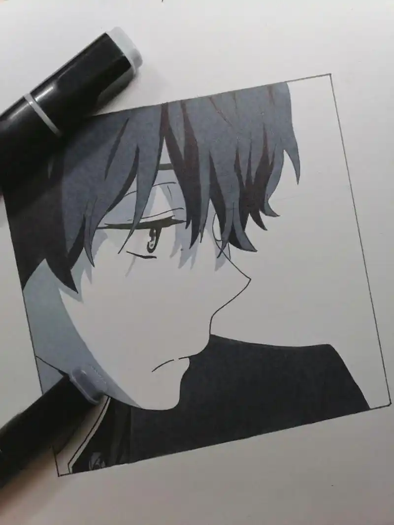 折木教程 #折木奉太郎# #手绘教程# 爱与不爱一眼就能看出来/折木奉