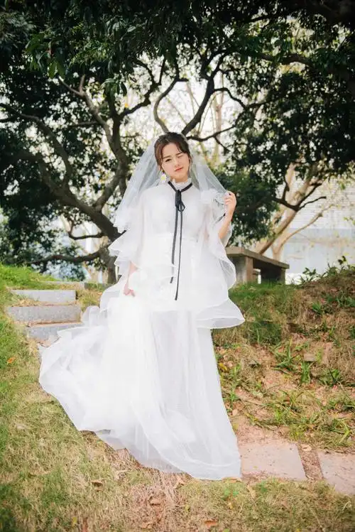 小清新婚纱写真照