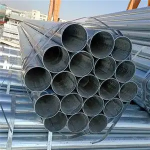 邯郸正大热镀锌圆管dn125150*4消防水管现货浙江金洲镀锌钢管