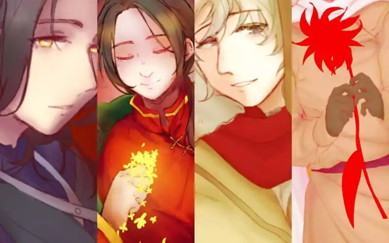 【红色组】存档一些摸鱼过程(指绘)