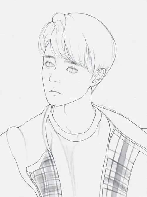 我把你画丑了0069♀15#procreate  #ipad画画  #王俊凯重生之门