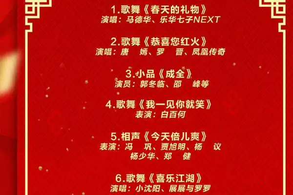 2019北京卫视春晚节目单出炉我爱我家剧组重聚引回忆