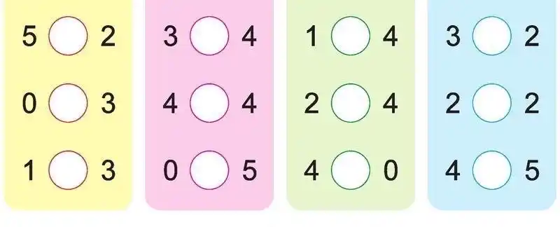 南霞口镇段庄幼儿园大二班《大于号小于号》