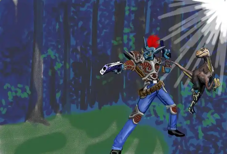 原创双持巨魔猎人