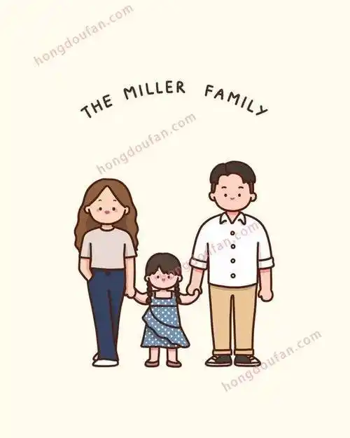 全身简笔画幼儿简笔画爸爸妈妈和自己第1页一家三口我和爸爸妈妈简笔