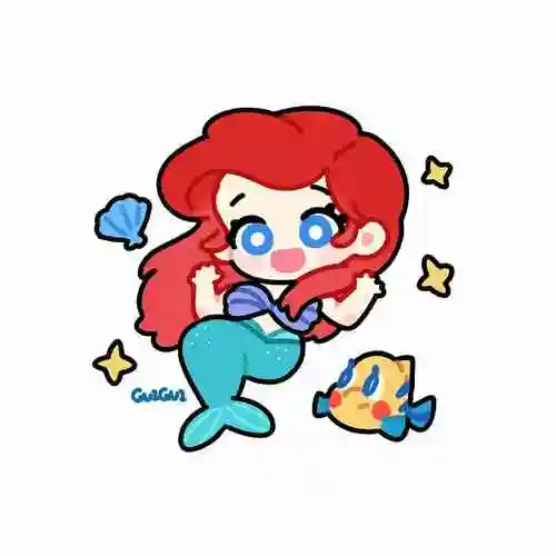 一波卡通迪士尼公主78