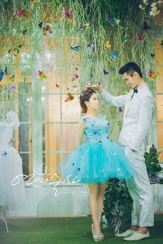 最萌身高差,我和长腿欧巴的婚纱照出炉啦!