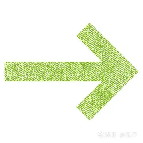 右箭头织物纹理的图标