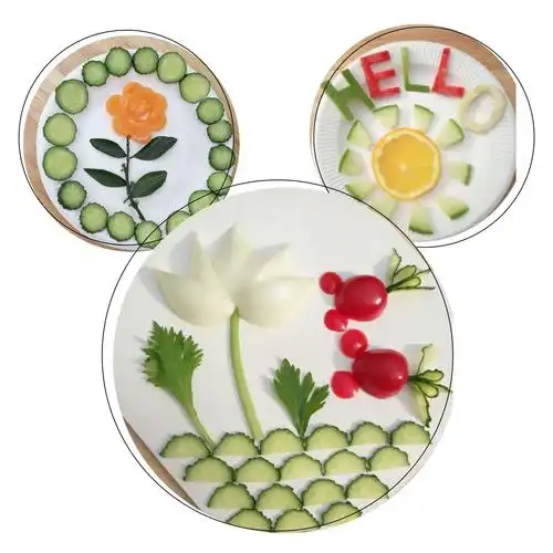 莹光幼儿园小二班"果蔬创意手工"主题活动