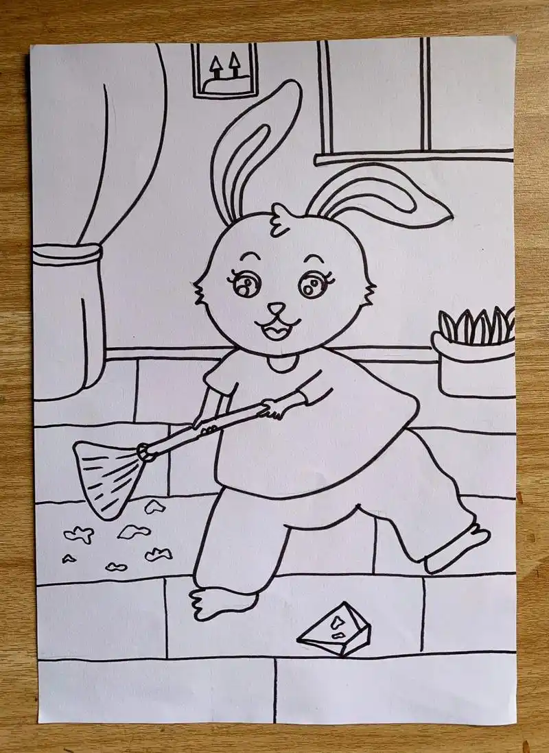 儿童美术96简笔画 儿童美术96适合5-7岁宝贝的简笔画,主题《五一