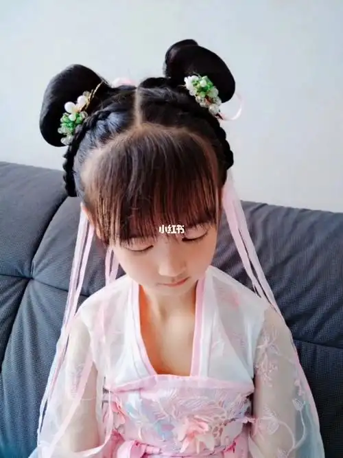 儿童发型教程分享  #今日发型  #儿童汉服发型  #古风发型