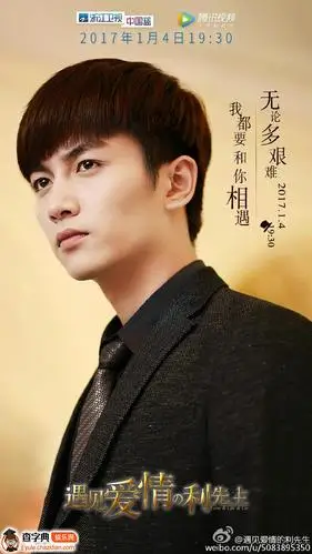 《遇见爱情的利先生》定档海报预告曝光 陈晓周冬雨组cp甜蜜互动