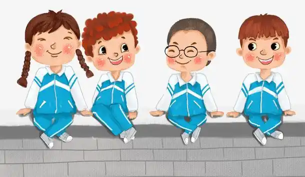 卡通儿时快乐回忆png