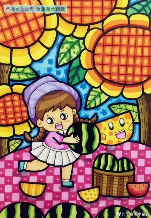 儿童画##画画##手绘##儿童美术##创意美术##创意美术精选##少儿美术