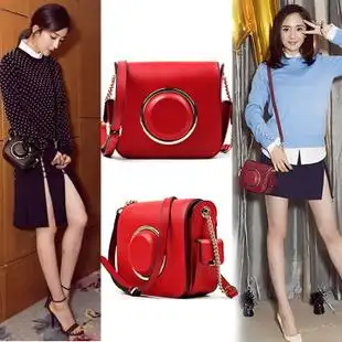 美国代购新款直邮mk女包明星同款真皮相机包单肩斜挎包迷你小方包