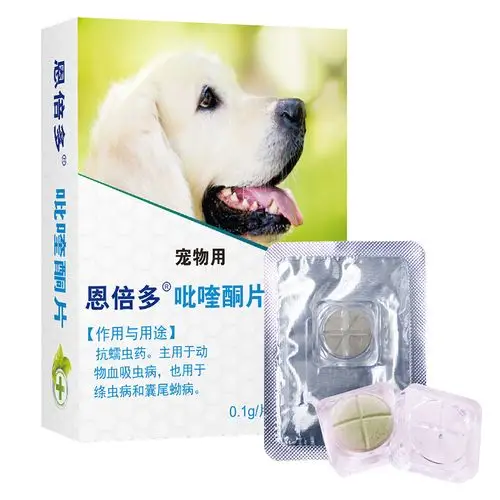恩倍多犬用体内驱虫药吡喹酮片100mg1片
