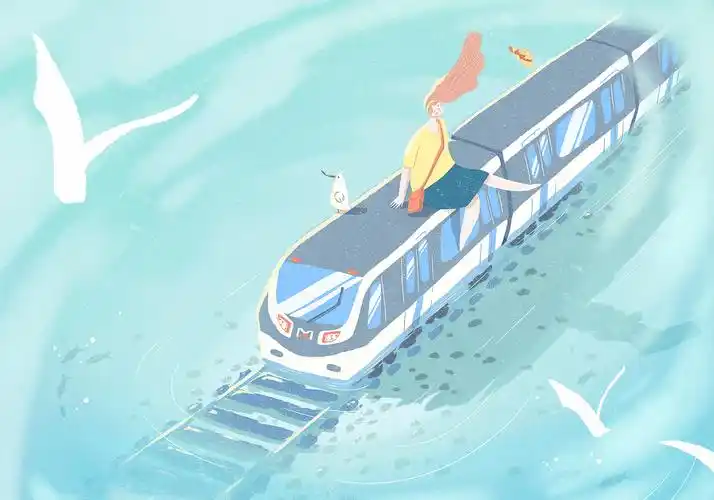 厦门地铁一周年纪念主视觉及周边案例|插画|商业插画|抽抽xz - 原创