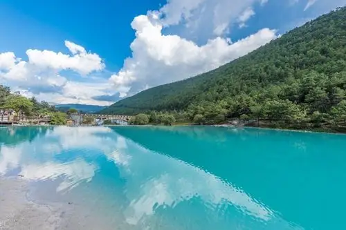 丽江最美的水景,冰川融化成河水质堪比九寨沟