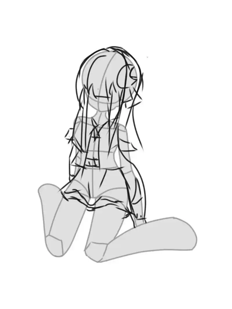 单人模板,萝莉跪,q版,例图p2 浅发一下崩掉的作品~ 心情越来越烦,模板