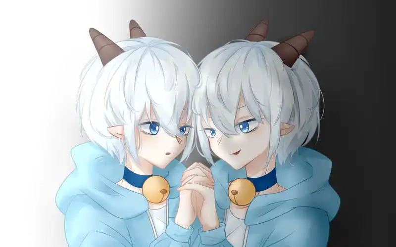 喜羊羊与灰太狼双喜天使喜和恶魔喜