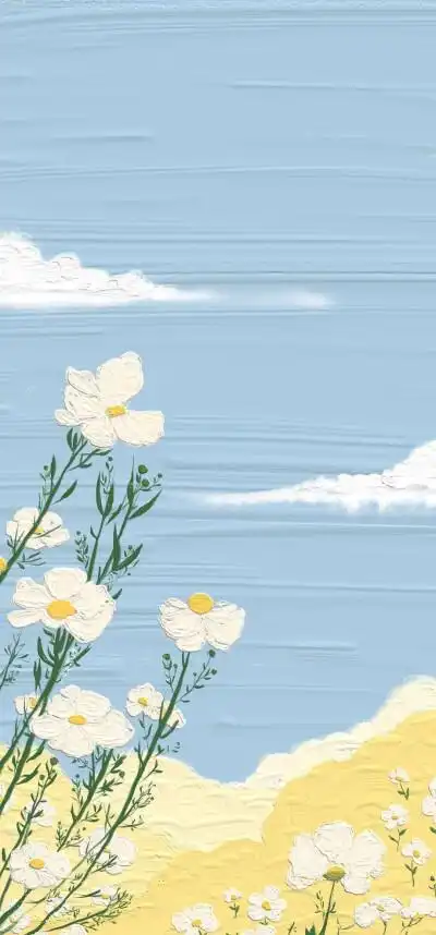 油画壁纸锁屏手机壳图片图源微博