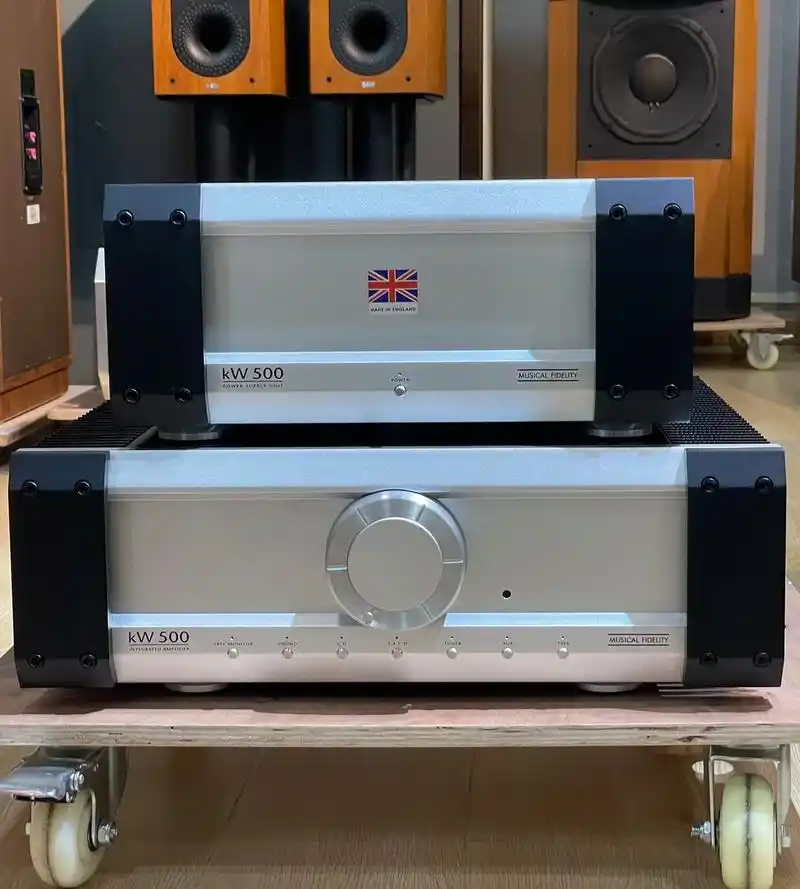 音乐传真 kw500 分体电源功放机.#音响发烧友 #音响设 - 抖音