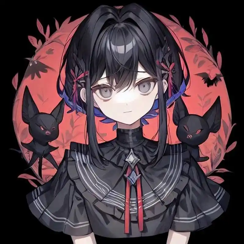 女生头像 暗黑系列 动漫头像