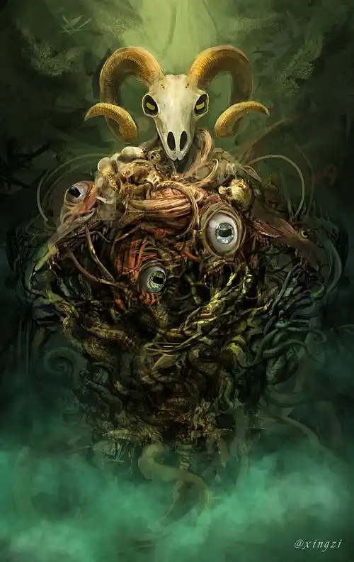 《克苏鲁神话:众神典藏图集》插画