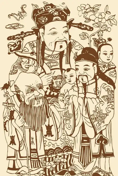 中国吉祥图案--福禄寿喜