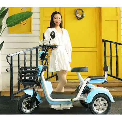 雅迪电动车电动三轮车小型代步车人休闲车双成人同款迷你女士家用买菜