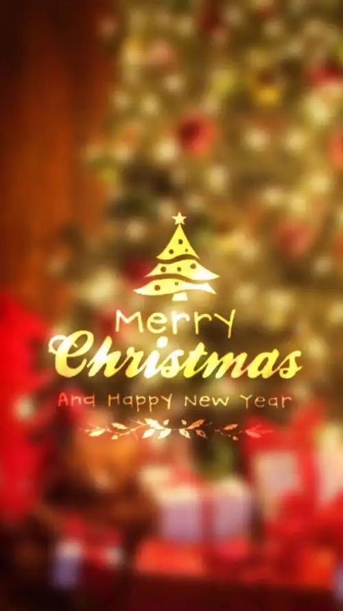 圣诞节唯美背景创意英文祝福,高清图片,手机壁纸