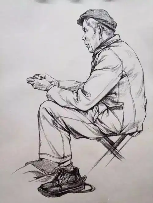 人物速写三种姿势(站姿,坐姿,蹲姿),哪种最难画? - 元艺考