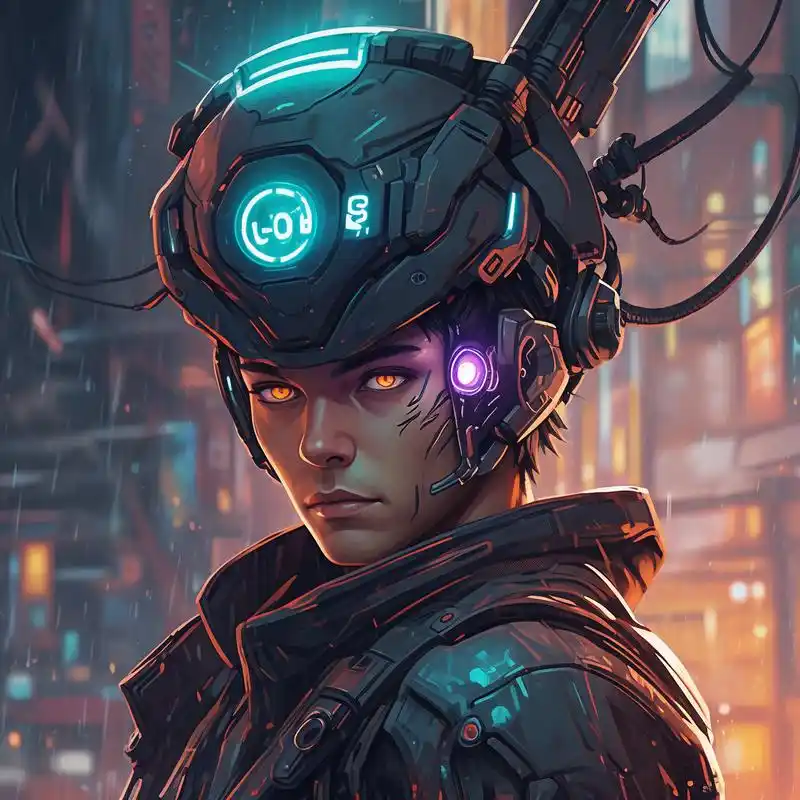 炫酷赛博朋克头像💥谁不爱? 哇塞,这也太帅了!😍 超爱这种炫酷科