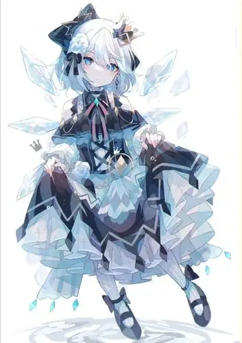 出单蓝发蓝瞳白发蓝瞳金发异瞳