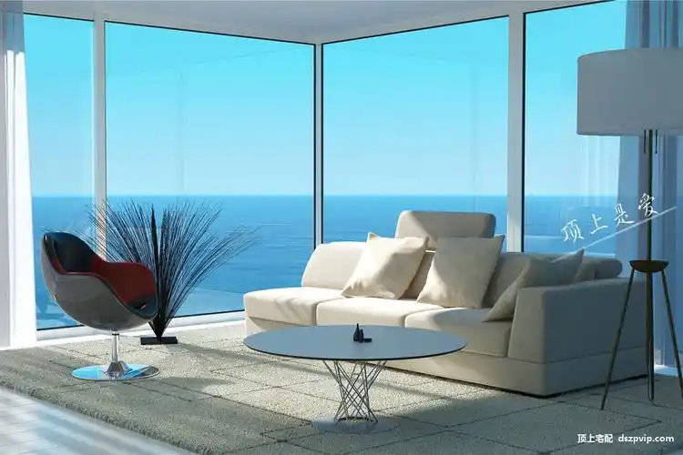海滩别墅现代海边别墅室内设计欣赏