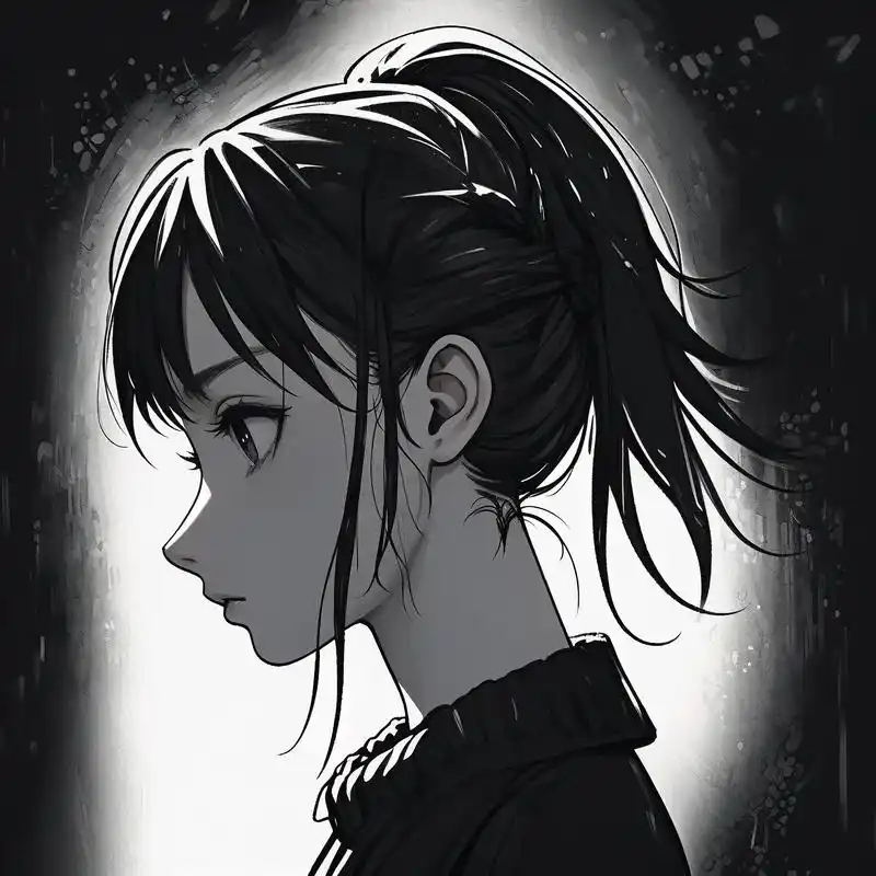 黑色系头像,高级感满满94 谁能拒绝黑色头像呢,高级又神秘,氛围感