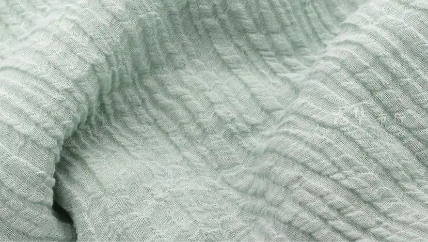 苎麻棉绉布活性环保染色不褪色苎麻洗水绉布春夏透气苎麻布