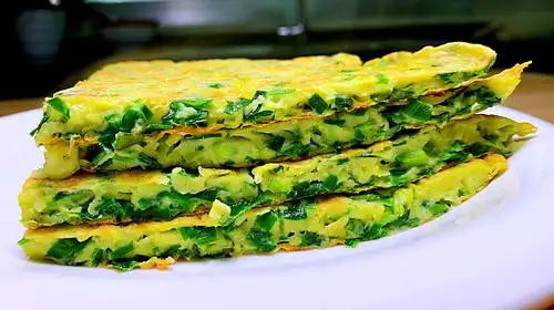 苹果早餐饼,软糯鲜香,营养又解馋,出锅全家爱吃 服务升级 2韭菜鸡蛋饼