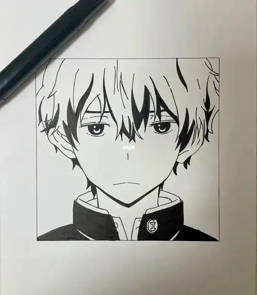 每日一画day58附动漫人物临摹过程