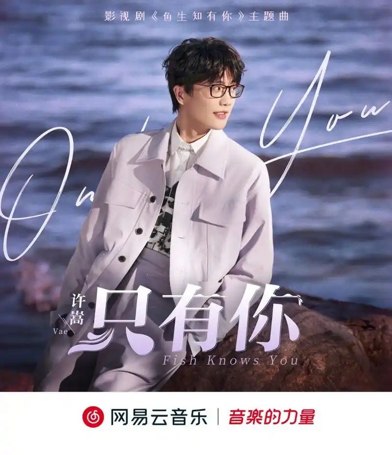 云音乐新歌首发# 许嵩 只有你 "在脑海的尼莫点 只有你"许嵩 倾情
