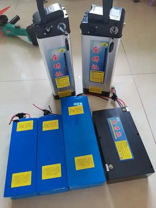 厂家直销36伏48伏银鱼款海霸款电动自行车折叠车代驾车锂电池.