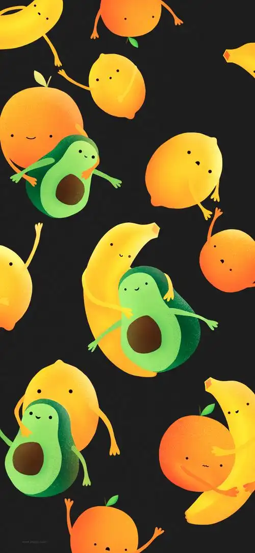可爱水果主题手机高清壁纸