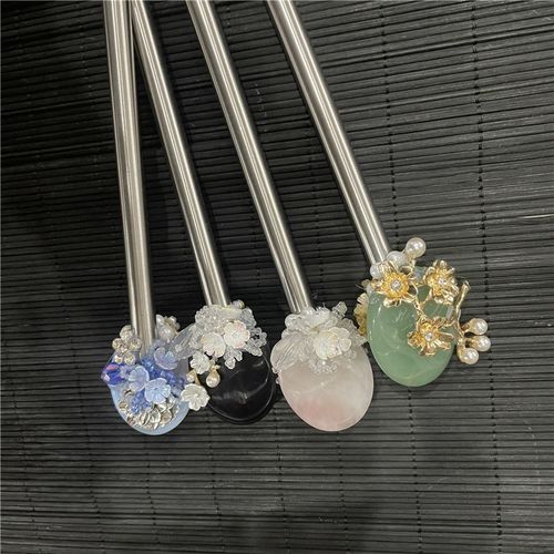 朝鲜族传统民族发饰韩服头饰民俗园拍照超长41.5cm发簪公主配饰