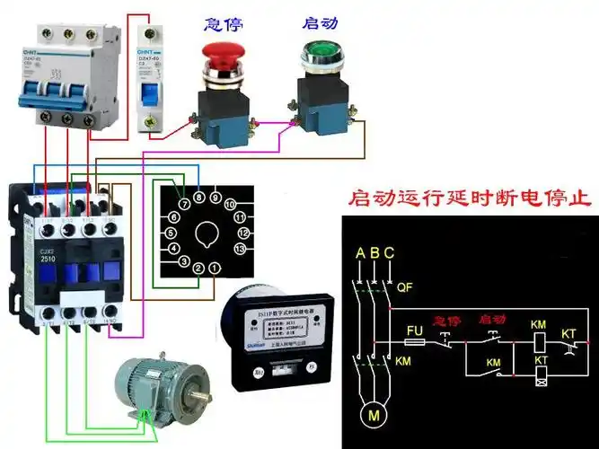 380v,js11p时间蓄电器一个380v接触器一个.按钮一个.