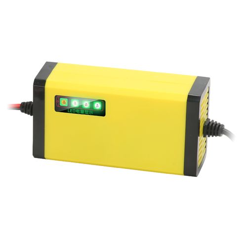 智能12v踏板摩托车电瓶充电器12伏铅酸蓄电池全自动通用型充电机